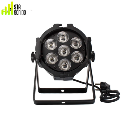 Par LED Aluminio 7x18w RGBWAUV