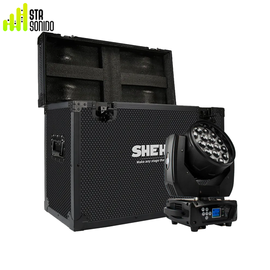 Flightcase Wash Zoom 19x15w